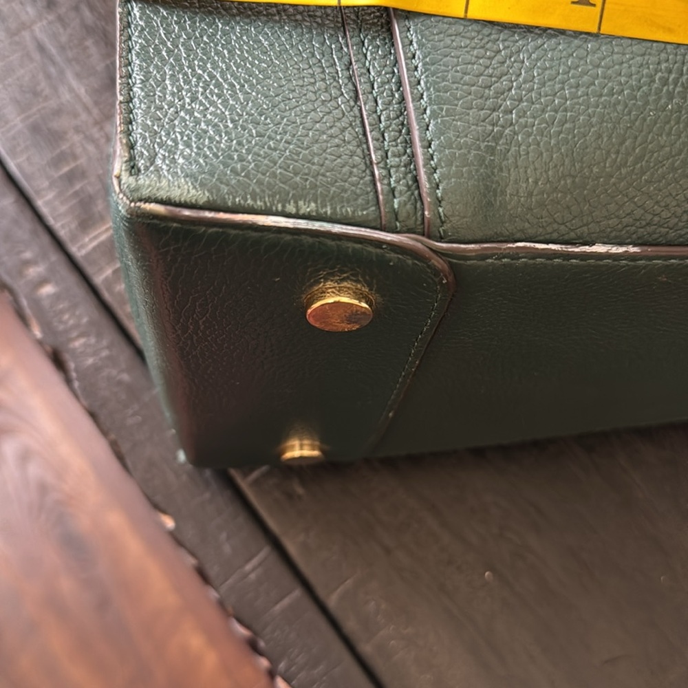 Michael Kors Extra Large Dark Atlantic Green leather tote bag - Picture 8 of 12